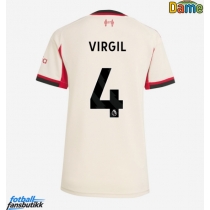 Liverpool Virgil van Dijk #4 Bortedrakt Dame 2025-26 Kortermet